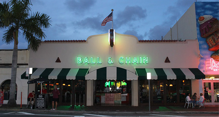 Ball & Chain on Calle Ocho in Miami, Florida