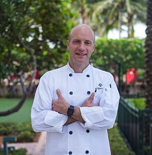 Chef André Sattler of Acqualina Resort.