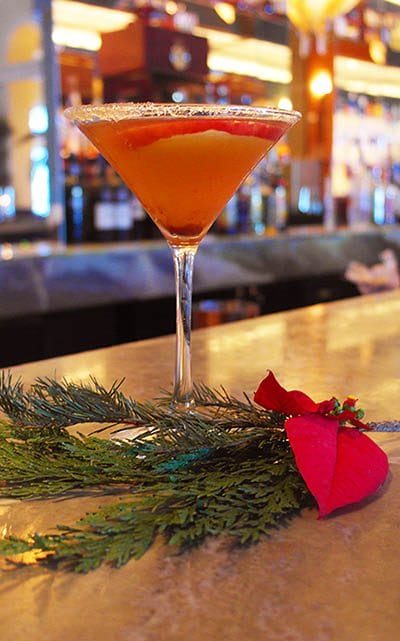 Cinnamon pear martini