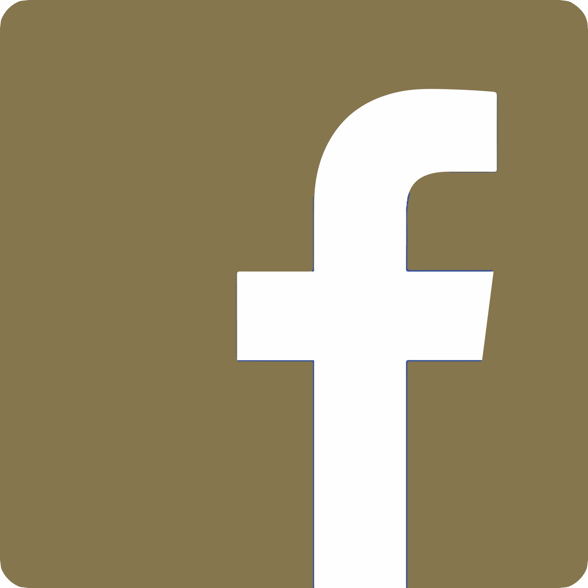 Gold Facebook logo