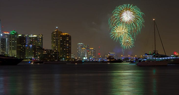 Miami fireworks