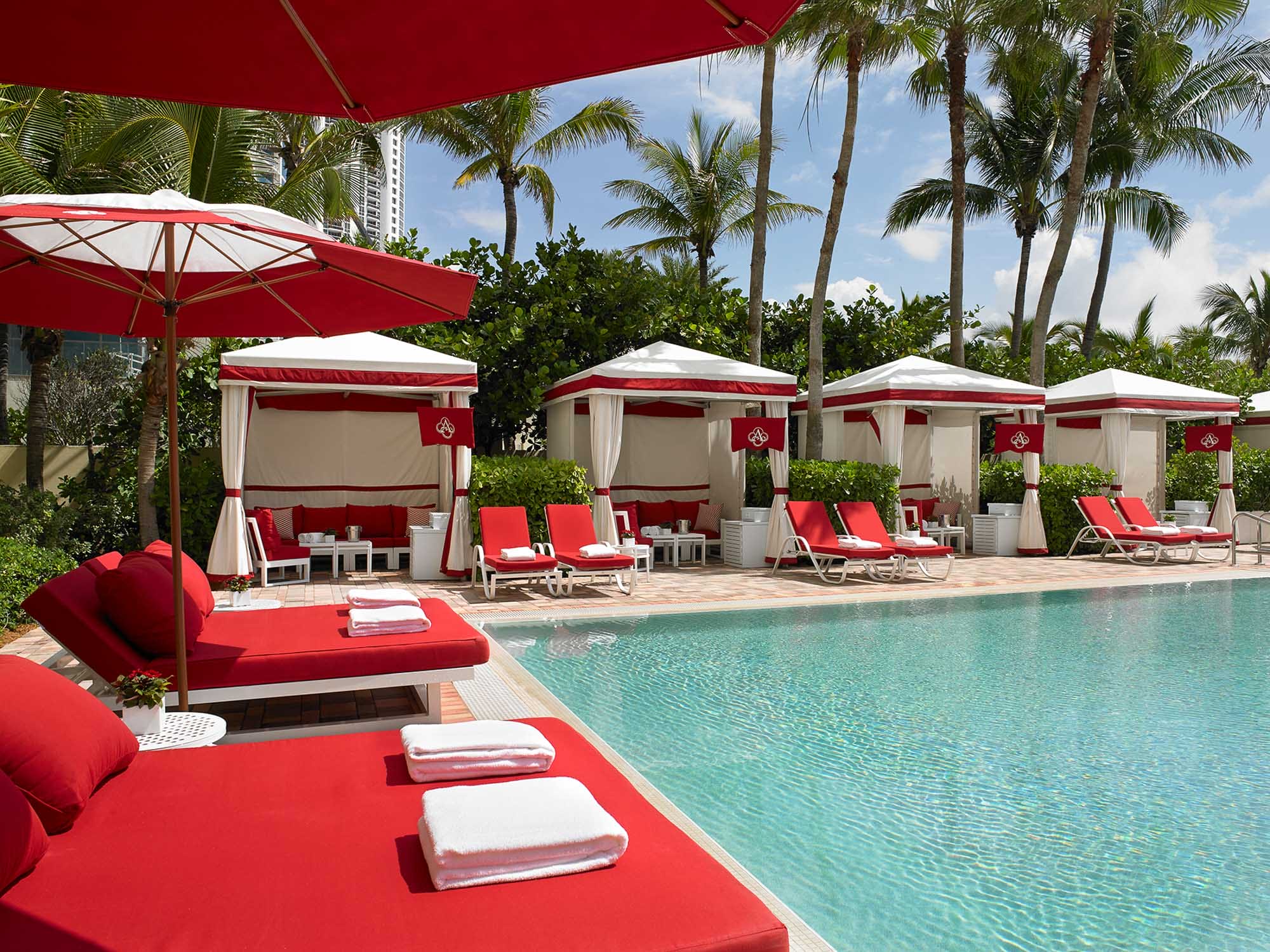 Acqualina's Adult Pool and Cabanas