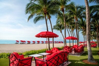 Acqualina's Lawn Area and Beach