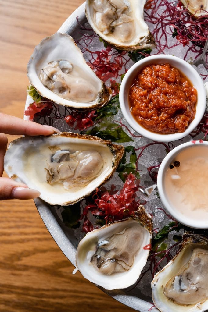 Avra East Coast Oysters dish