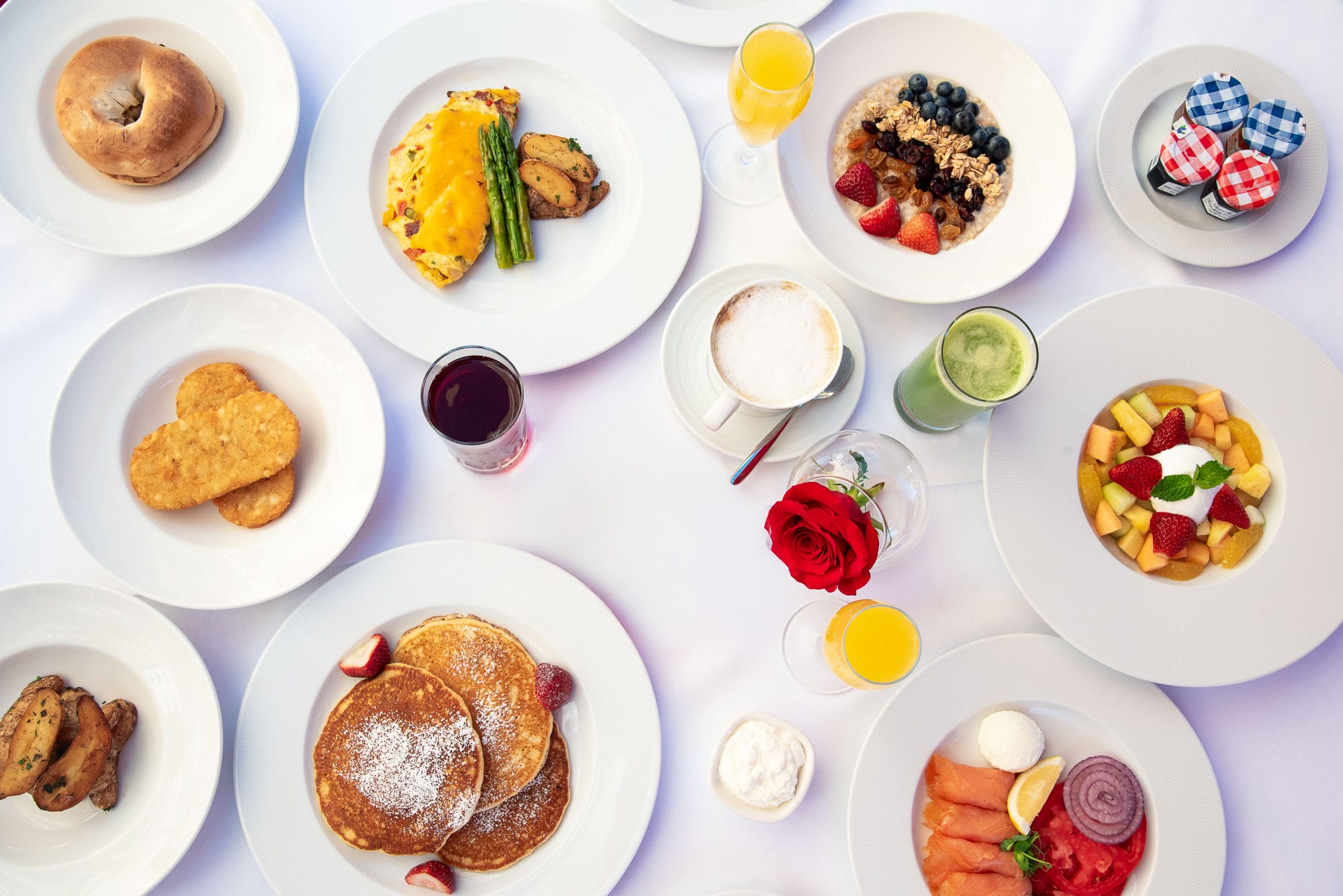 Breakfast Table Set Up