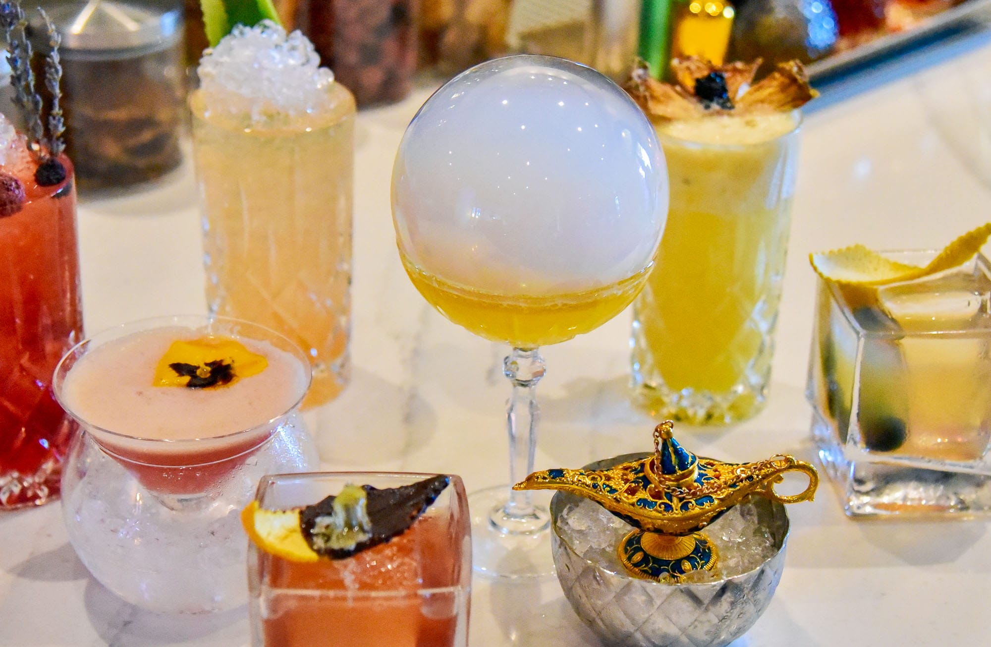 Assortment of Cocktails by Il Mulino