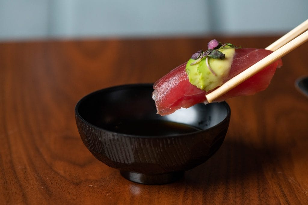 Ke-uh's Tuna Nigiri dish